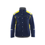 Winter jacket - Navy Blue/Hi-vis yellow - 4XL