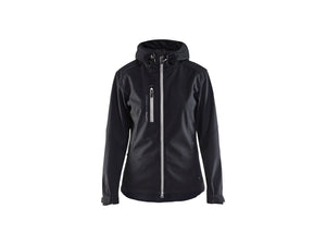 Women's Softshell Jacket - Black/silver - L