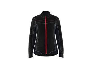 Women's micro fleece Jacket - Black/Red - L