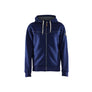 Hoodie with pile lining - Navy blue - 4XL