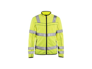Hi-Vis Microfleece jacket - Hi-vis yellow - 4XL