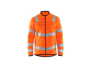 Hi-Vis Microfleece jacket - Orange - 4XL