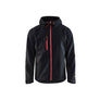 Pro Softshell Jacket - Black/Red - 4XL