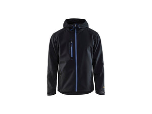 Pro Softshell Jacket - Black/Cornflower blue - 4XL