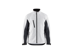 Softshell Jacket - White/Dark grey - 4XL