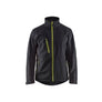 Softshell Jacket - Black/Hi-vis yellow - 4XL