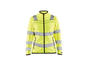 Women's Hi-Vis microfleece jacket - Hi-vis yellow - L