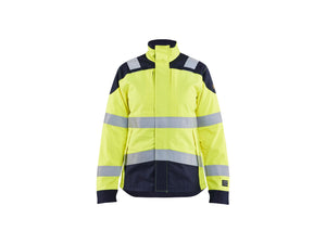Women's Multinorm Inherent jacket - Hi-vis yellow/navy blue - L