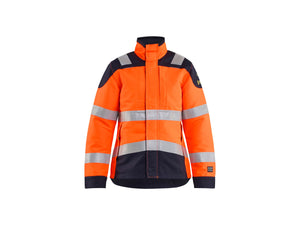 Women's Multinorm Inherent jacket - Orange/Navy blue - L
