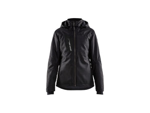 Women's Lightweight lined Winter Jacket - Black - L
