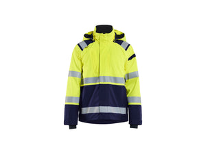 Hi-Vis shell jacket - Hi-vis yellow/navy blue - 4XL