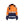 Hi-Vis shell jacket - Orange/Navy blue - 4XL