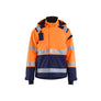 Hi-Vis shell jacket - Orange/Navy blue - 4XL