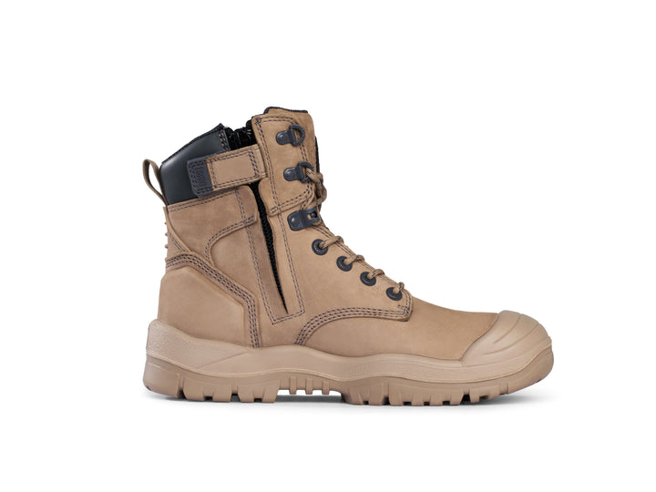 Mongrel 561 Side Zip Safety Boots - STONE