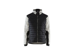 Hybrid jacket - Grey melange/Black - 4XL