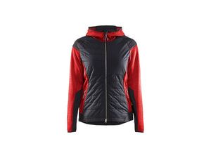Women's hybrid jacket - Red/Black - L
