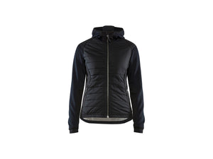 Women's hybrid jacket - Dark navy/Black - L