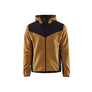 Knitted Jacket with Softshell - Honey Gold/Black - 4XL