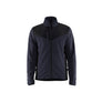 Knitted Jacket with Softshell - Dark navy/Black - 4XL