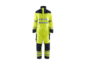 Multinorm Winter Overall - Hi-vis yellow/navy blue - 4XL