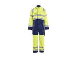 Hi-Vis overall - Hi-vis yellow/navy blue - 32R