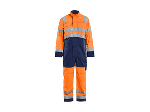 Hi-Vis overall - Orange/Navy blue - 32R