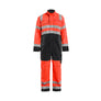 Hi-Vis overall - Red hi-vis/black - 32R