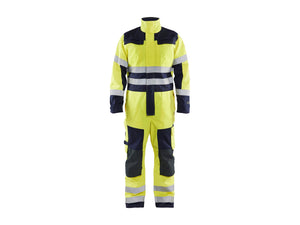 Multinorm Overalls - Hi-vis yellow/navy blue - 32L