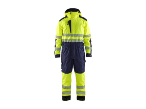 Hi-Vis Winter Overall - Hi-vis yellow/navy blue - 4XL