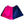 Muck & Maul Two Tone Harlequin Rugby Shorts - Navy and Hot Pink