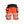 Women's Hi-Vis shorts 4-way stretch - Red hi-vis/black - 10R