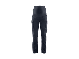 Women's maternity service Work Trousers with stretch - Dark navy blue - L
