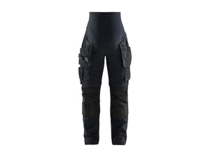 Maternity Work Trousers Crafts Zip-off - Black - L