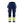 Women's Hi-Vis softshell Work Trousers - Navy blue/Hi-vis yellow - 10R