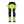 Women's Hi-Vis softshell Work Trousers - Hi-vis yellow/navy blue - 10R