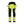 Women's Hi-Vis softshell Work Trousers - Hi-vis yellow/Black - 10R