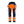 Women's Hi-Vis softshell Work Trousers - Orange/Navy blue - 10R