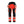Women's Hi-Vis softshell Work Trousers - Red hi-vis/black - 10R