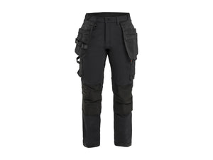 Women's Craftsman Work Trousers 4-way stretch - Black - 10R