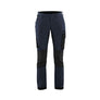 Women's 4-way stretch service Work Trousers - Dark navy/Black - 10R