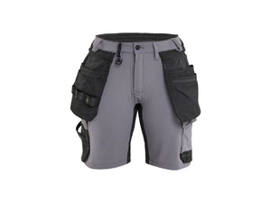 Women's Craftsman shorts 4-way stretch - Mid grey/Black - 10R