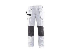 Women's Painter Work Trousers - White/Dark grey - 10R