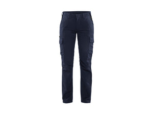 Women's industry Work Trousers stretch - Dark navy/Black - 10R