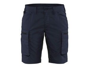 Women's service shorts with stretch - Dark navy/Black - 10R