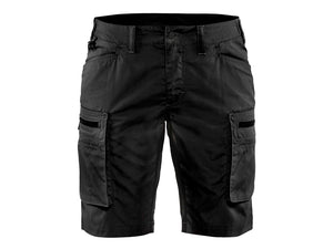 Women's service shorts with stretch - Black - 10R