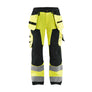 Women's Hi-Vis Work Trousers - Hi-vis yellow/Black - 10R
