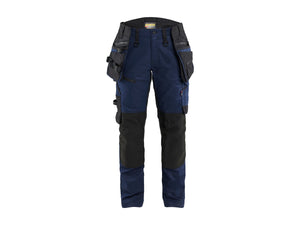 STRIKER Women's Craftsman Work Trousers with Stretch - Dark navy/Black - 10R