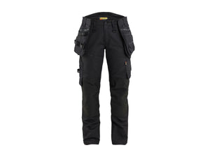 STRIKER Women's Craftsman Work Trousers with Stretch - Black/Black - 10R
