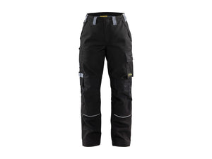 Women's flame resistant Work Trousers - Black/Grey - 10R