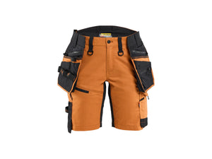STRIKER Women's Craftsman Shorts with Stretch - Rust/Black - 10R